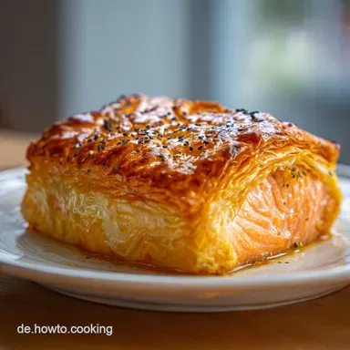 Lachs im Bl&auml;tterteig in 45 Min. f&uuml;r 4