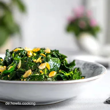 Salat mit Mangold: Lauwarm Knusprig Einfaches Rezept Rezeptkarte