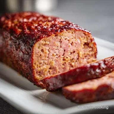 Leberk&auml;se Im Backofen: Mit Bier-Senf-Glasur Rezeptkarte