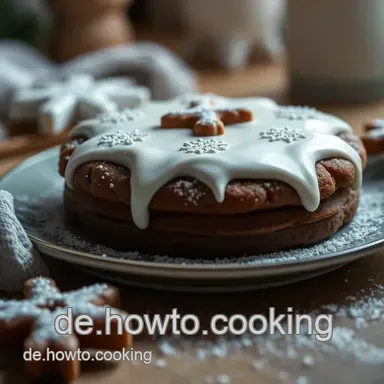 K&ouml;stliche lebkuchen mit wei&szlig;er schokolade &ndash; Ein Weihnachtstraum Rezeptkarte