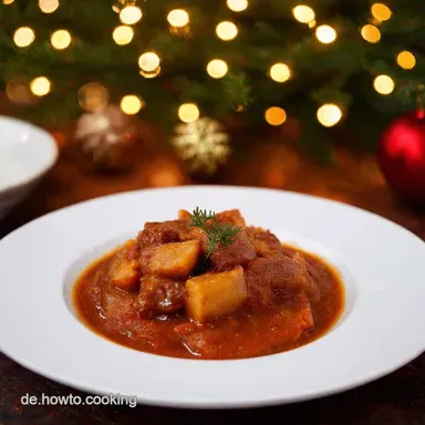 LebkuchenGulasch Ein deftiges Winterm&auml;rchen Rezept Rezeptkarte