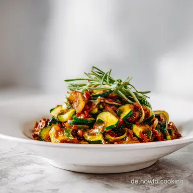 Low Carb Zucchini Pfanne in 20 Minuten Rezeptkarte