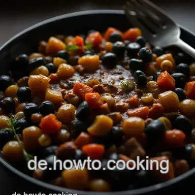 Herzhafte Lubya: Ein Klassiker aus dem Nahen Osten f&uuml;r Zuhause Rezeptkarte