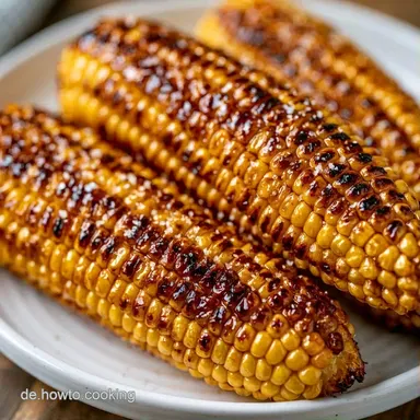 Maiskolben Grillen f&uuml;r 4 Personen Rezeptkarte