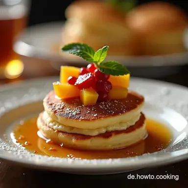 Mini Pancakes Spie&szlig;e mit Obst Chefkoch Schmidts Erdbeergl&uuml;ck Rezeptkarte