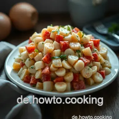 M&ouml;hrensalat wie bei Oma &ndash; Frisch, bunt und voller Geschmack! Rezeptkarte