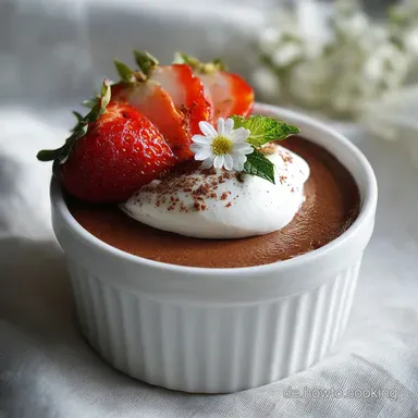 Cremiges Mousse au Chocolat Rezept ohne Ei Rezeptkarte