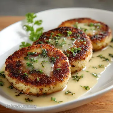 Mit Mozzarella gefuellte Kartoffel Kraeuter Taler f&uuml;r 4 Portionen Rezeptkarte