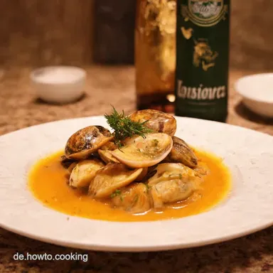 Rheinische Art Muscheln Mein Lieblingsrezept mit K&ouml;lsch Rezeptkarte