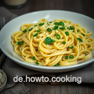 Cremige Nudeln mit Brokkoli-So&szlig;e: Ein gr&uuml;nes Vergn&uuml;gen f&uuml;r jeden Tag Rezeptkarte