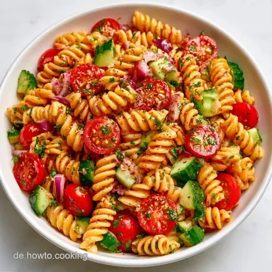 Nudelsalat Honig-Senf f&uuml;r 4 Personen Rezeptkarte