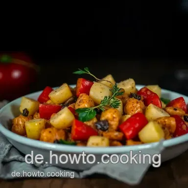 Ofenfrisches Backofengem&uuml;se: Mein liebstes Rezept mit Kr&auml;utern Rezeptkarte