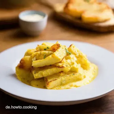 Knusprige Kartoffel Wedges Kr&auml;uterDip Omas Geheimrezept Rezeptkarte