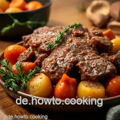Sauerbraten im Backofen: Oma's Rezept, Easy-Bake Style! Rezeptkarte