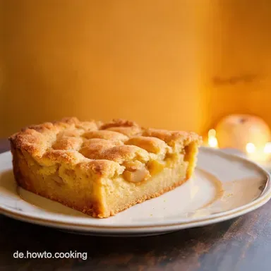 Omas ApfelStreuselkuchen Knuspriger kuchenstreusel Klassiker Rezeptkarte