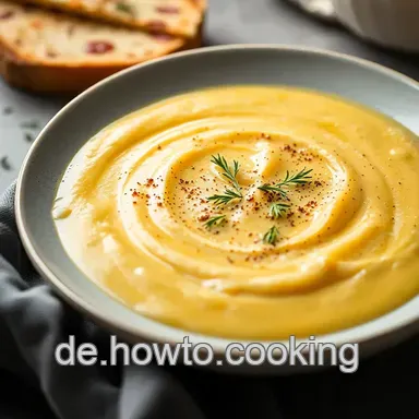 Omas K&auml;sesuppe Rezept - Cremig & Herzhaft wie bei Mutti! Rezeptkarte