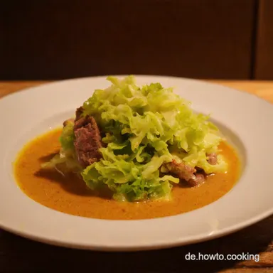 Omas SpitzkohlHackfleischAuflauf Herzhaft Einfach Rezeptkarte