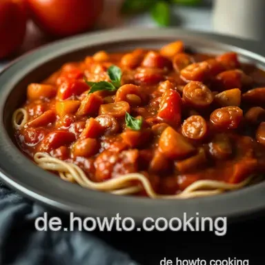 Einfach & Lecker: Original italienische Tomatensauce Einkochen &ndash; Mein Geheimrezept Rezeptkarte