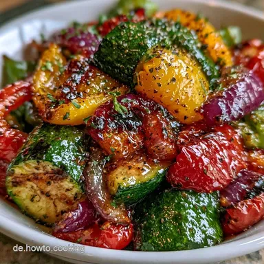 Paprika Grillgem&uuml;se f&uuml;r 4 Personen Rezeptkarte