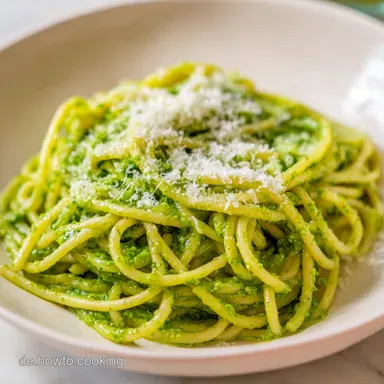 Pasta Mit Pesto Wie Echte Italiener Rezeptkarte