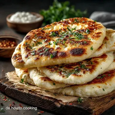 Naan Brot Rezept So wird Ihr indisches Fladenbrot extra fluffig Rezeptkarte