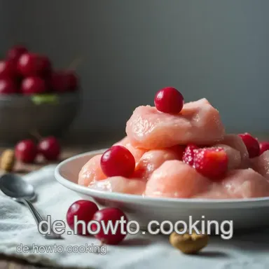 Pistazien K&uuml;chlein mit Himbeersorbet &ndash; Verf&uuml;hrerisches Dessert f&uuml;r Feste Rezeptkarte