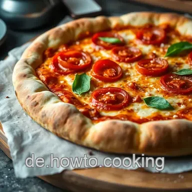Pizza Napoli wie in Bella Italia! Einfaches Pizza Rezept Rezeptkarte