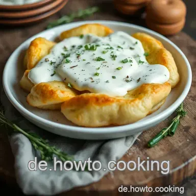 Puffbohnen Rezept: Leckere Puffbohnen mit frischem Kräuterquark Rezeptkarte