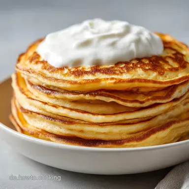 Quark Pfannkuchen mit Dinkelmehl in 15 Minuten: Fluffig Rezeptkarte