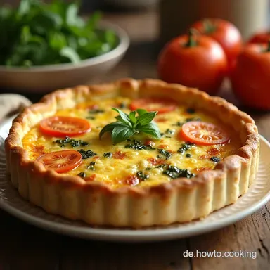 Quiche Lorraine das klassische Rezept Mein Trick gegen Matschboden OriginalApparat Rezeptkarte