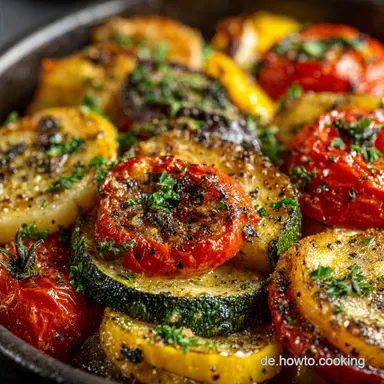 Sonnige Ratatouille Mein einfaches Rezept aus der Provence Rezeptkarte