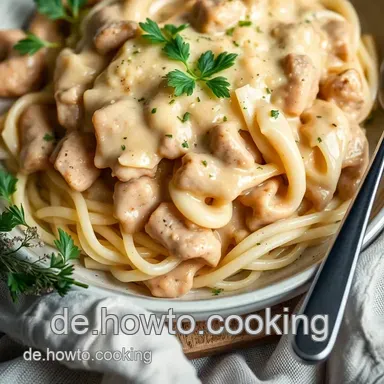 Rindergeschnetzeltes Stroganoff: Herzhaft & Cremig! Rezeptkarte