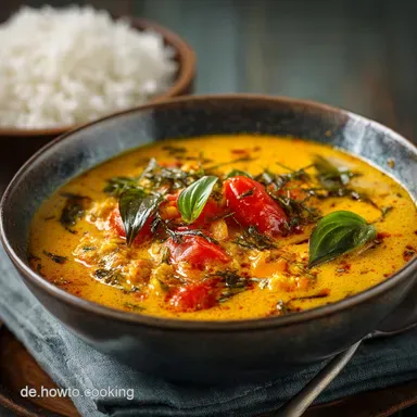 Linsencurry Rezept Schnelles Rotes Curry mit cremiger Kokosmilch Rezeptkarte