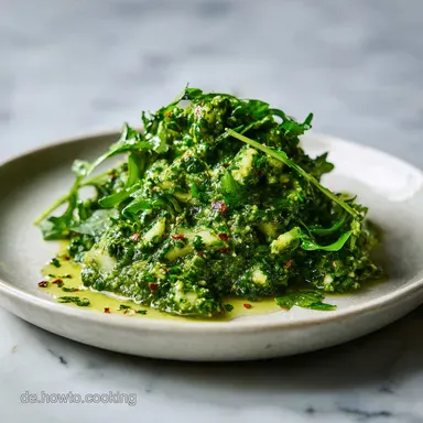 Rucola Pesto Rezept in 10 Minuten Rezeptkarte