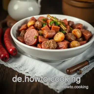 Mein Geheimrezept f&uuml;r russische wurst: Herzhaft, Aromatisch & Unvergesslich Rezeptkarte