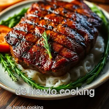 Russisches Schaschlik Rezept: Entrec&ocirc;te vom Grill - Einfach lecker! Rezeptkarte