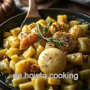 Saftige Putenoberkeule mit Kr&auml;uterkruste &ndash; Ein einfaches Feiertagsrezept Rezeptkarte