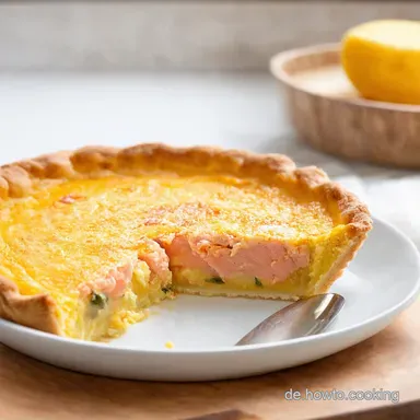 Quiche mit Lachs Mein liebstes Rezept f&uuml;r jeden Anlass Rezeptkarte