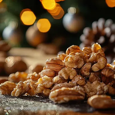 Saftige Nussecken Rezept I Weihnachtsbäckerei Wie vom Weihnachtsmarkt Rezeptkarte