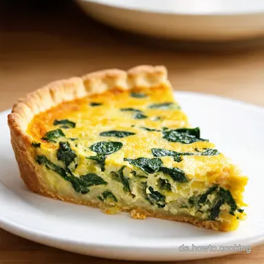 SpinatQuiche Mein liebstes Gefrorener Blattspinat Rezept Rezeptkarte