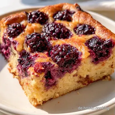 Brombeerkuchen mit Quark f&uuml;r 15 St&uuml;cke Rezeptkarte