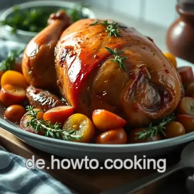 Saftiger Entenbraten nach traditioneller Art &ndash; Ein Festmahl f&uuml;r die Sinne Rezeptkarte