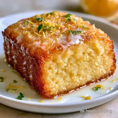 Veganer Zitronenkuchen f&uuml;r 12 St&uuml;cke Rezeptkarte