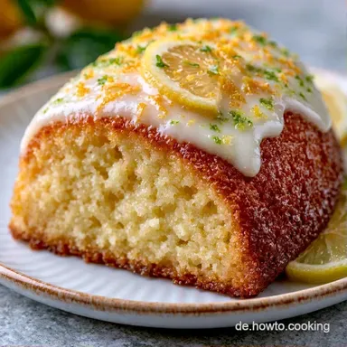 Zitronen Kastenkuchen f&uuml;r 12 St&uuml;cke Rezeptkarte