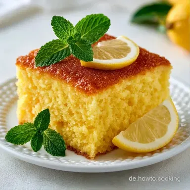 Saftiger Zitronen-Joghurt-Kuchen Rezeptkarte