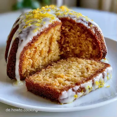 Zitronenkuchen mit Joghurt: Fluffig Rezeptkarte