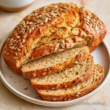 Dinkelvollkornbrot mit Sonnenblumenkernen Rezeptkarte
