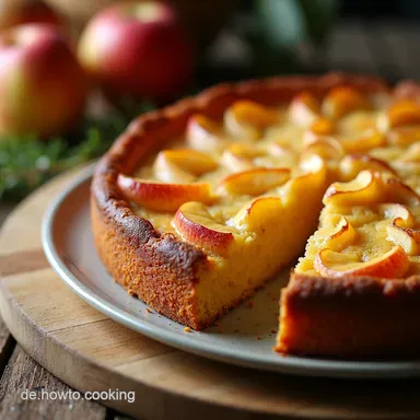 Veganer Kuchen Sallys Saftiger Apfelkuchen Einfach Lecker Rezeptkarte