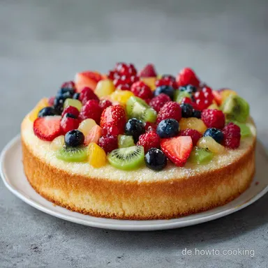 Rezeptschnelle Torte zur Einschulung in 45 Minuten mit Creme Rezeptkarte