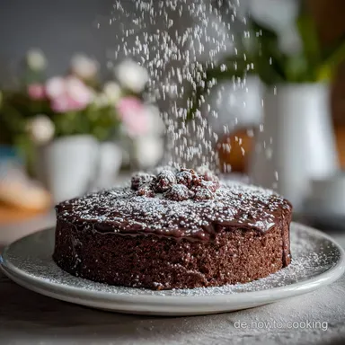 Schnelle Kuchen Rezepte: Schoko Quark Kuchen in 20 Minuten Rezeptkarte
